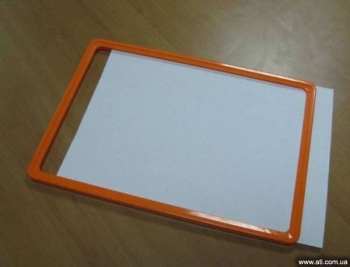 Рамка из ударопрочного пластика А4, оранжевая, 102004-05