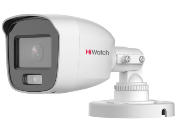 В/к HiWatch DS-T200L (2.8 mm) 2Мп уличная цилиндрическая HD-TVI с LED-подсветкой до 20м