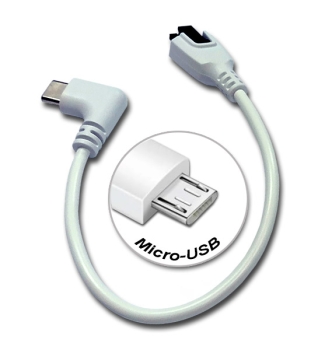 Кабель заряжающий Microfit-Micro-USB белый (TOWER-2) SECONN ОТК к арт. 6991